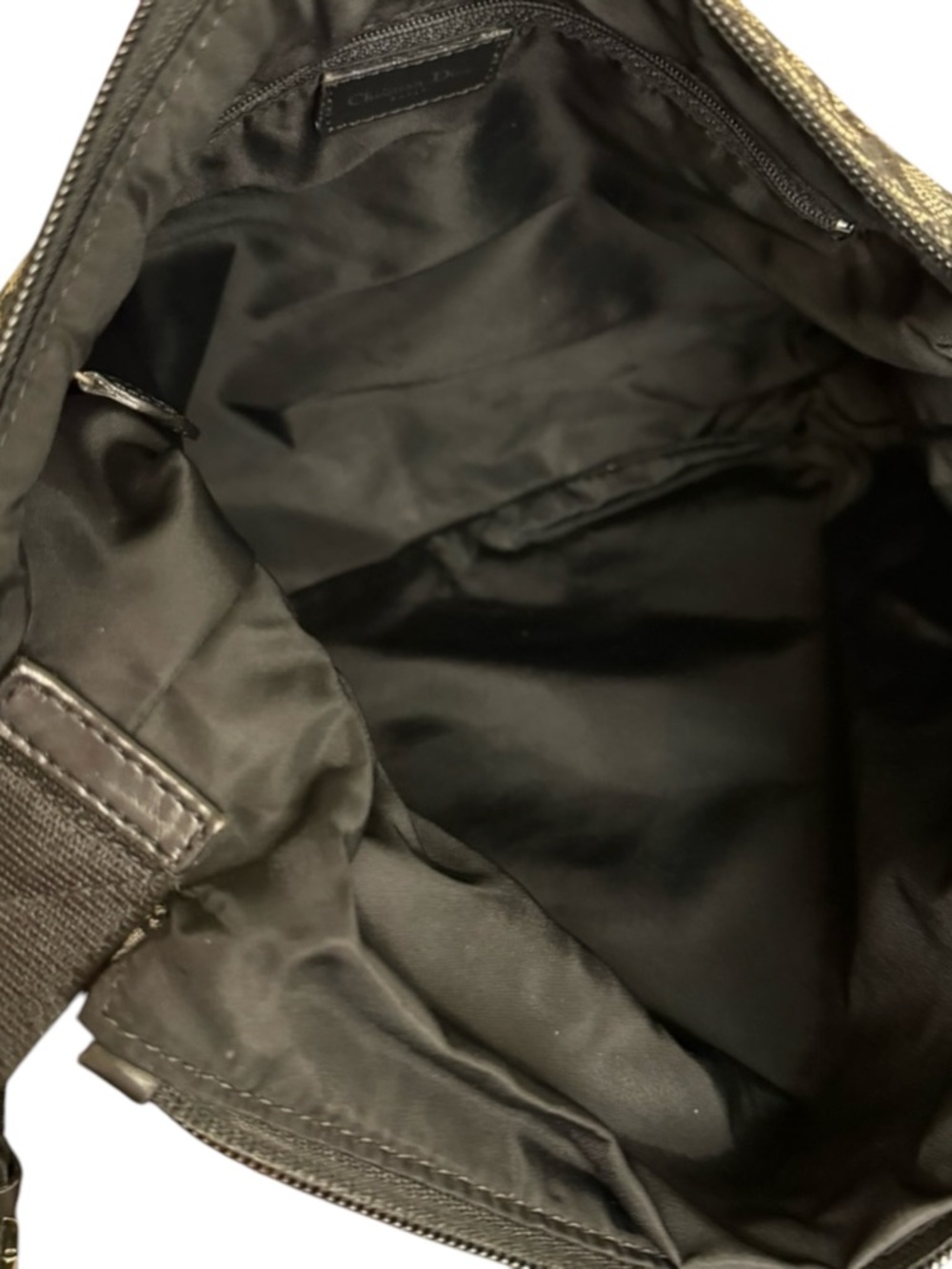 Christian Dior Y2K Vintage Trotter Crossbody Bag Black Diorissimo Galliano 2002 - Picture 10 of 12